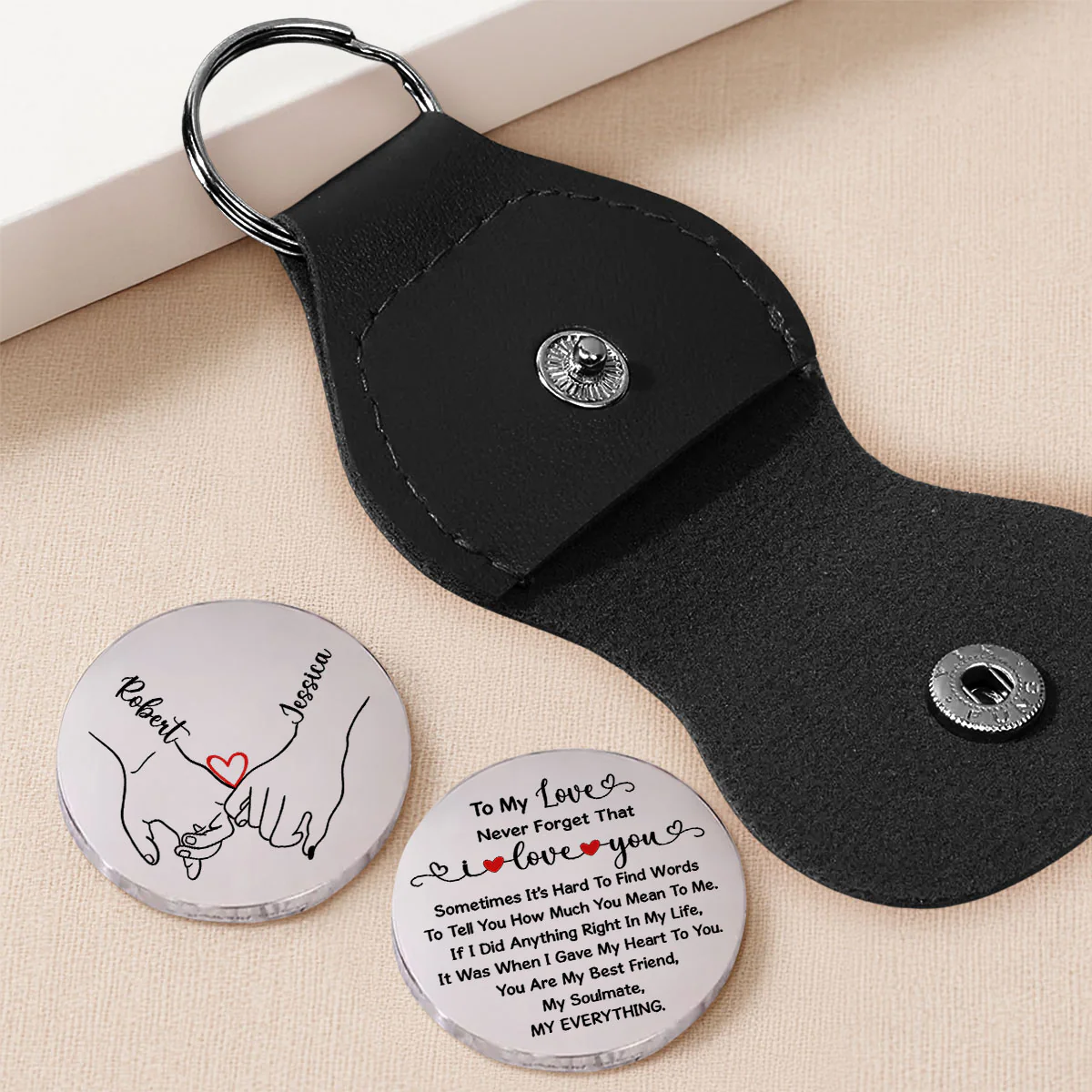 My Soul Chose You Always - Personalized Custom Pocket Hug - Image 2