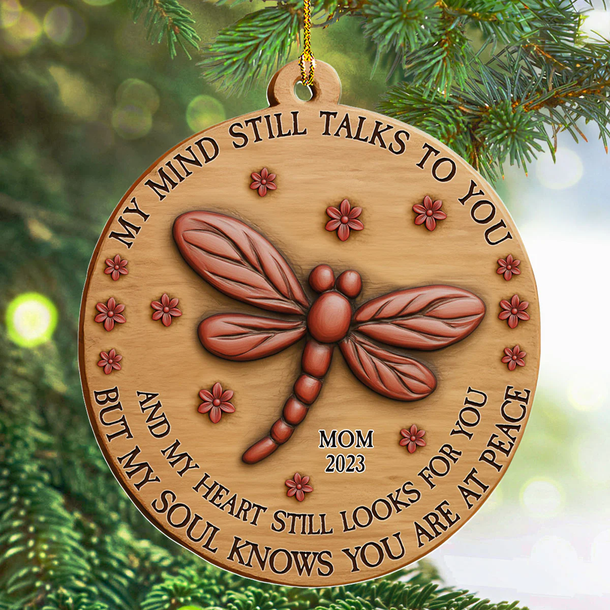 My Soul Knows - Personalized Custom Acrylic Ornament - Image 3
