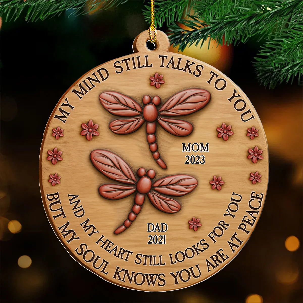 My Soul Knows - Personalized Custom Acrylic Ornament - Image 4