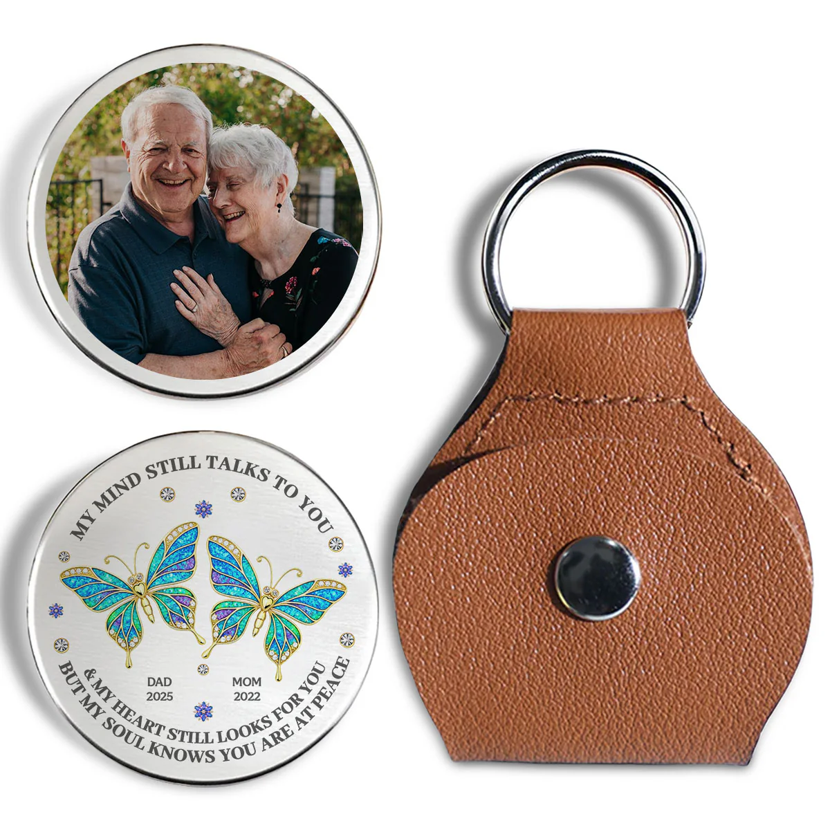 My Soul Knows You Are At Peace - Personalized Custom Pocket Hug - Image 5