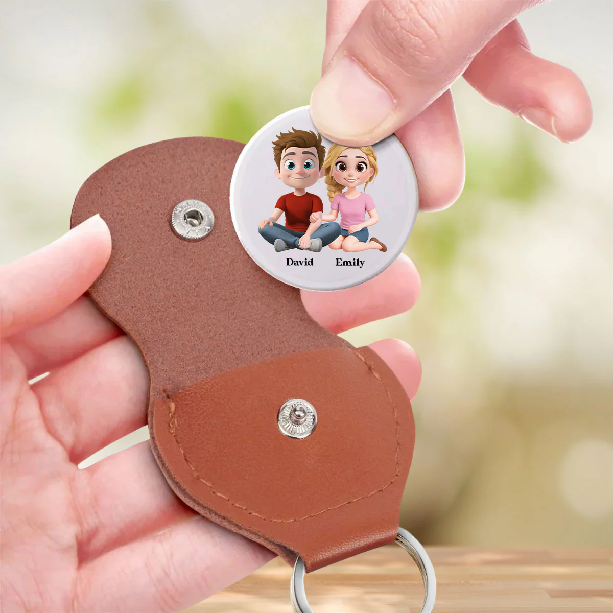 My Soulmate And My Everything - Personalized Custom Pocket Hug - Image 3
