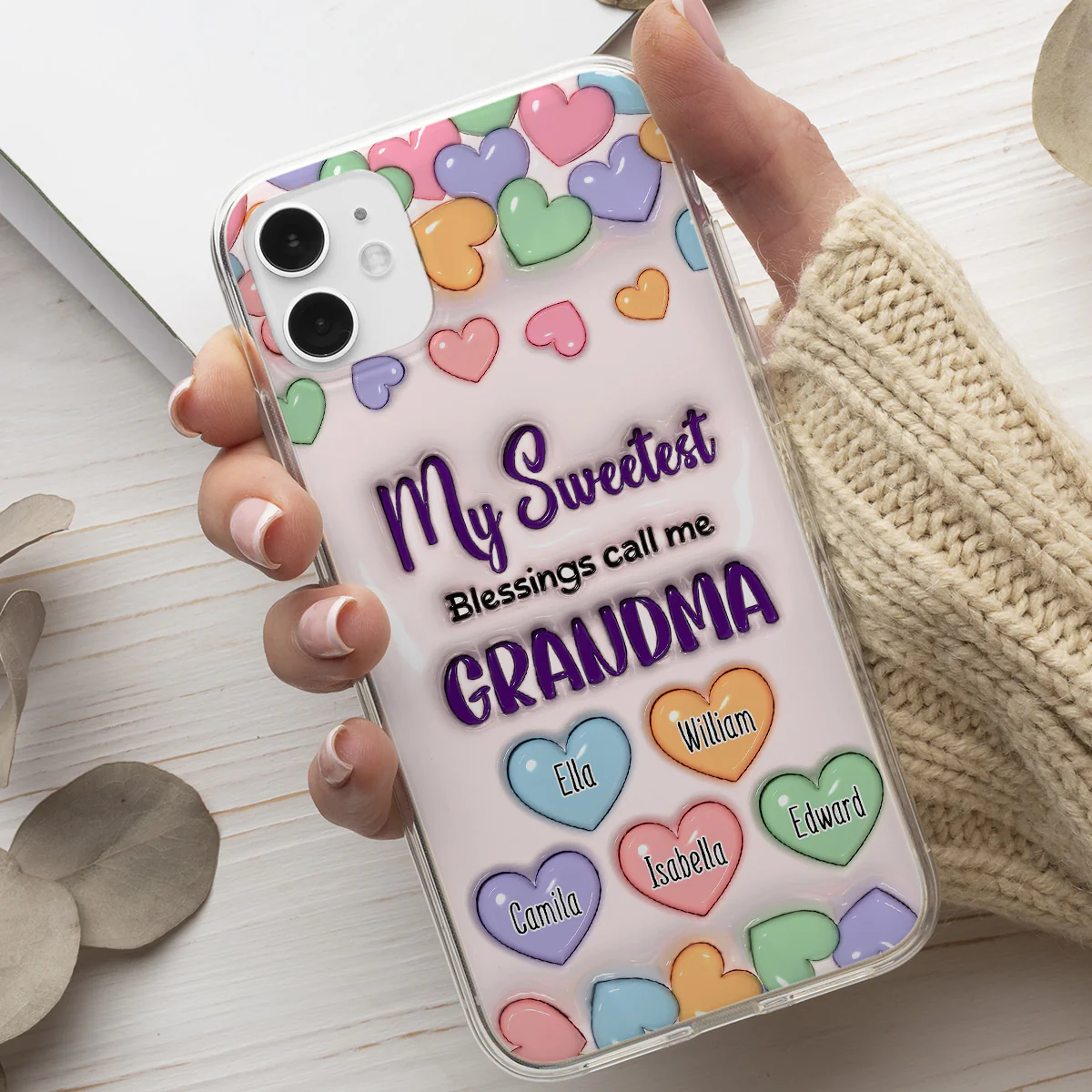 My Sweet Blessings - Personalized Custom Phone Case - Image 3