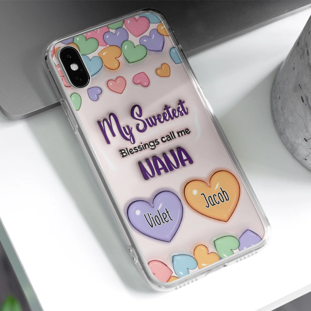My Sweet Blessings - Personalized Custom Phone Case - Image 4