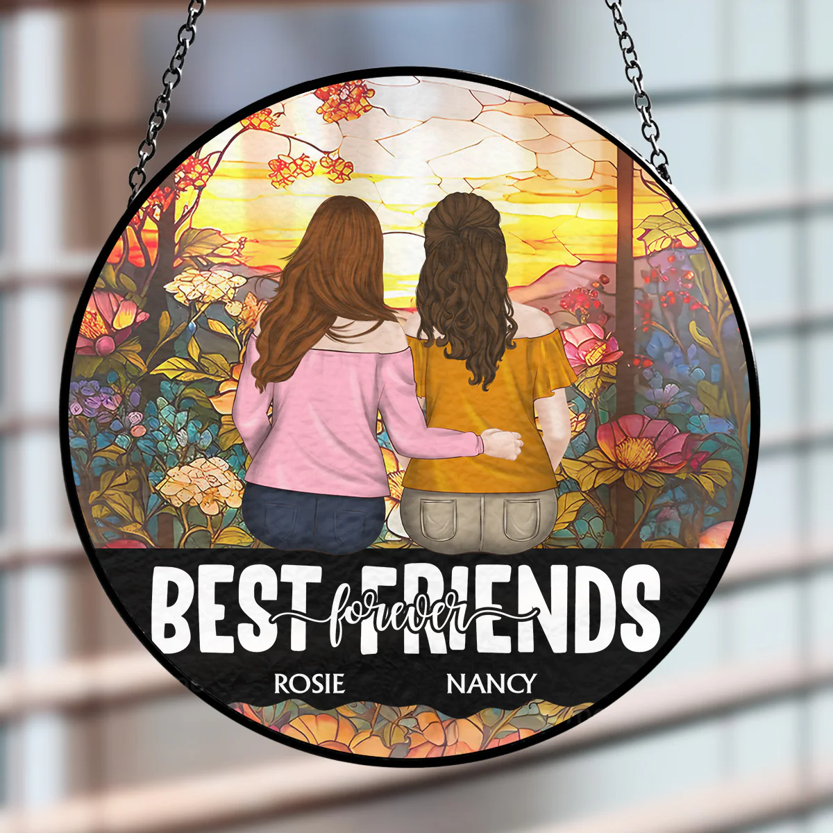 My Team - Personalized Custom Window Hanging Suncatcher - Image 3