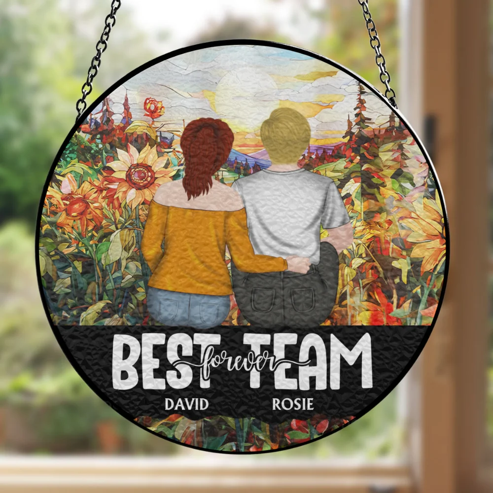 My Team - Personalized Custom Window Hanging Suncatcher - Image 6