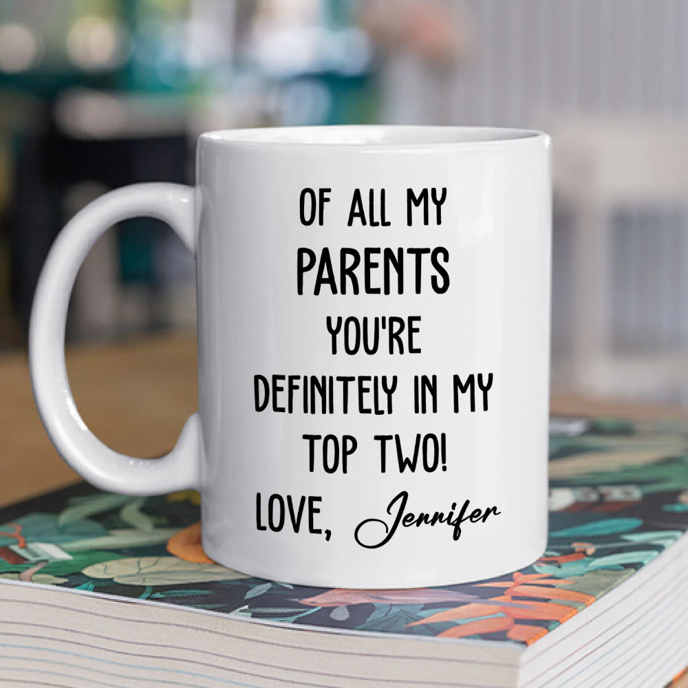 My Top Two - Personalized Custom Coffee Mug - Image 2