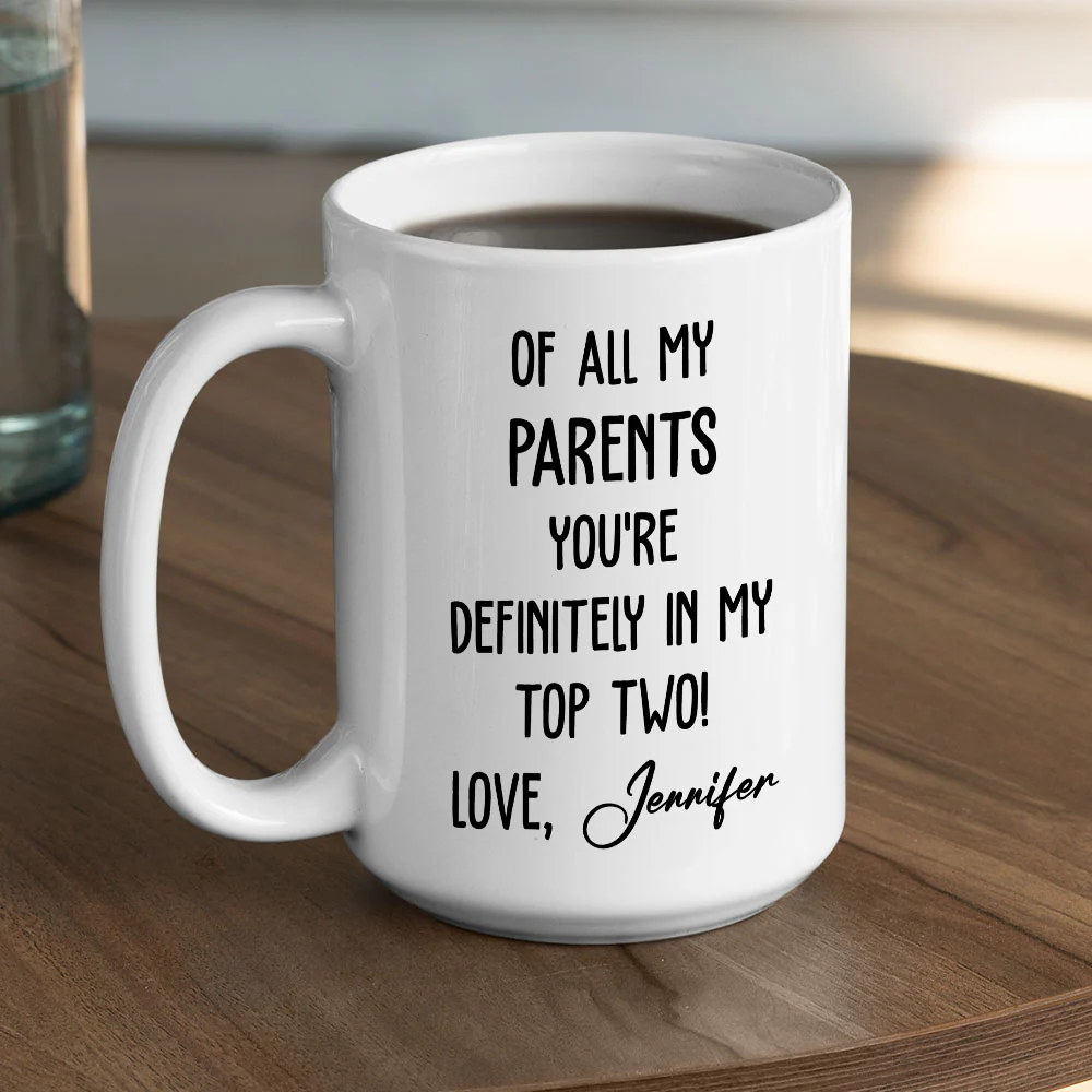 My Top Two - Personalized Custom Coffee Mug - Image 5