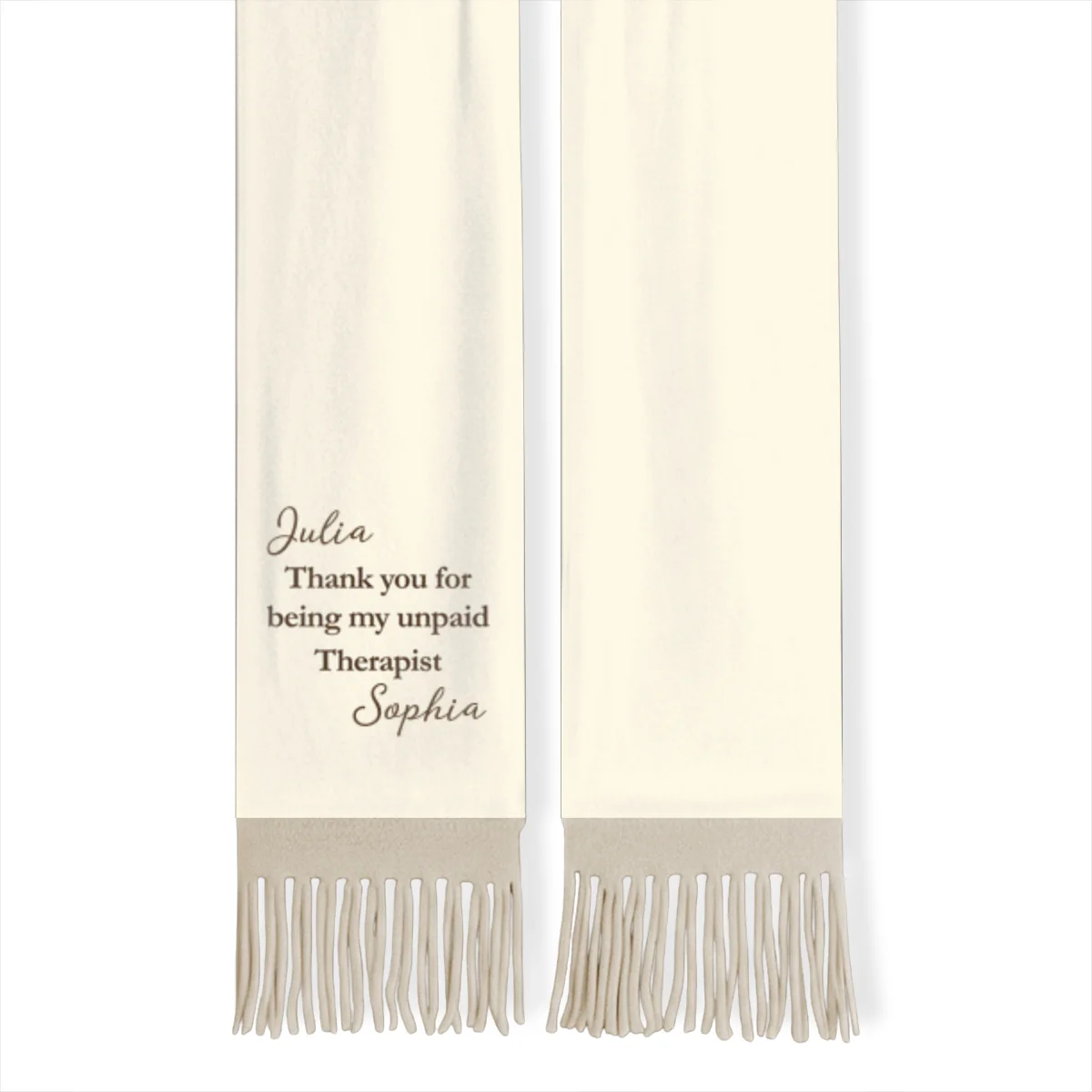 My Unpaid Therapist - Personalized Custom Scarf - Image 8