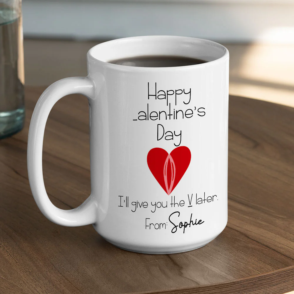 My V - Personalized Custom Coffee Mug - Image 5