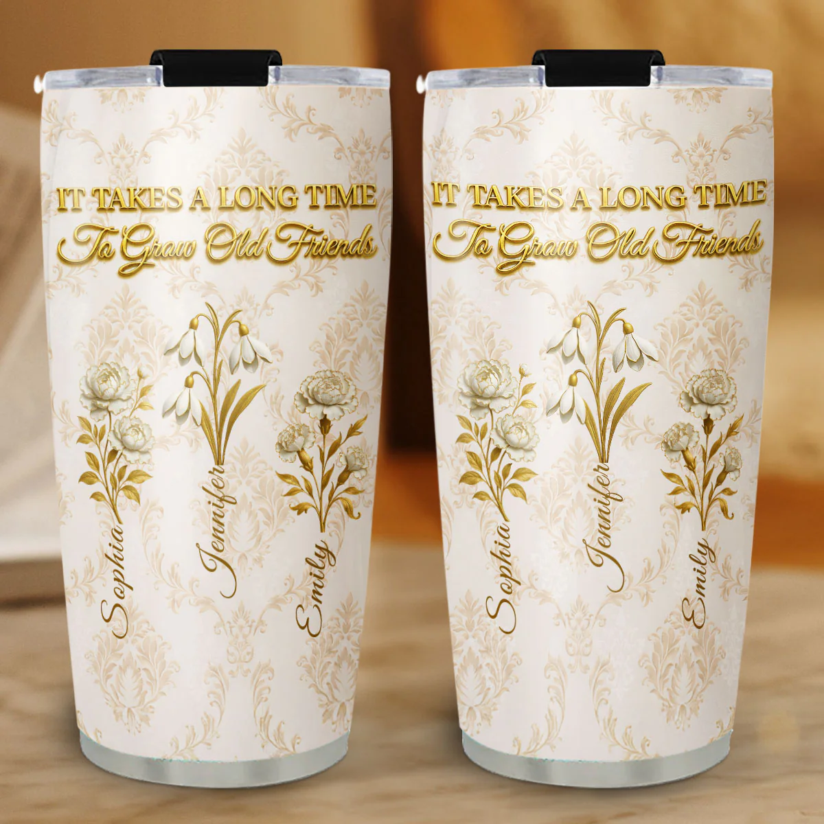 My Vintage Friend - Personalized Custom Tumbler - Image 5