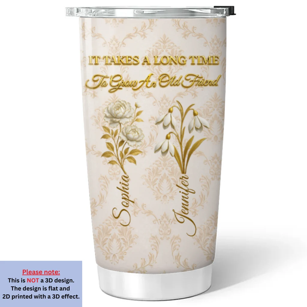 My Vintage Friend - Personalized Custom Tumbler - Image 6