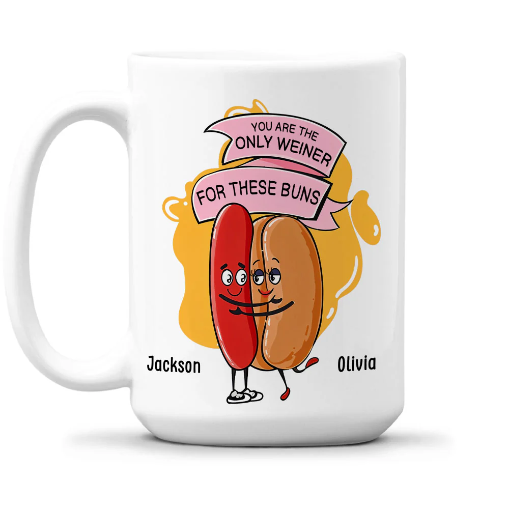 My Weiner - Personalized Custom Coffee Mug - Image 4