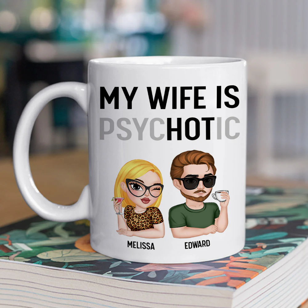 My Wife Is Hot - Personalized Custom Coffee Mug - Image 3