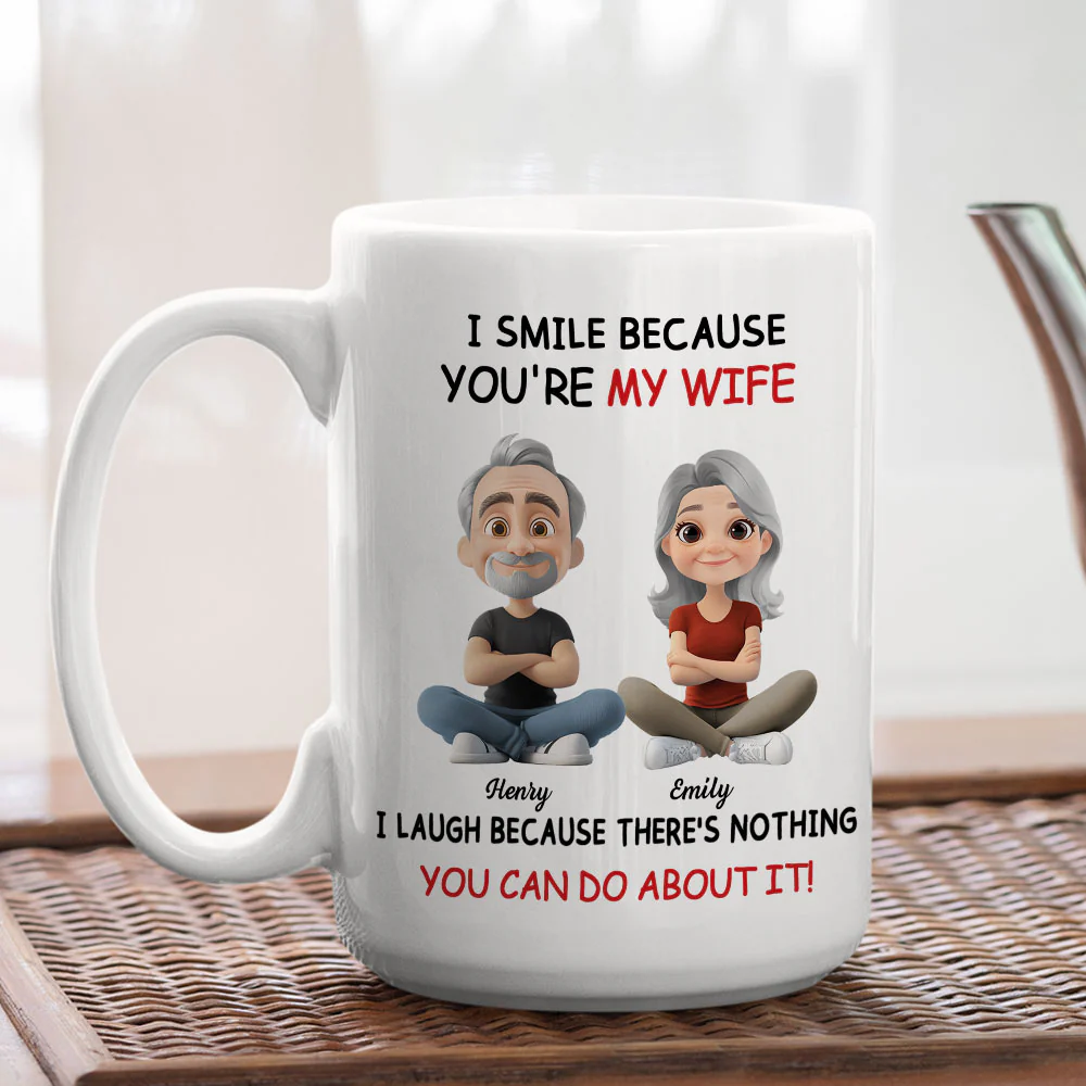 My Wife - Personalized Custom Coffee Mug - Image 5