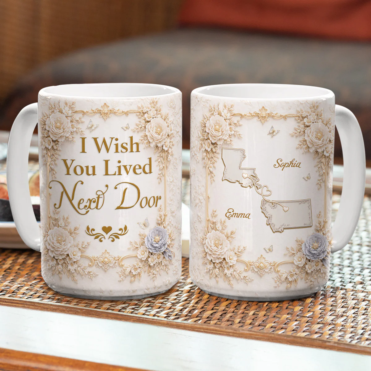 My Wishes - Personalized Custom 3D Effect Mug - Image 6