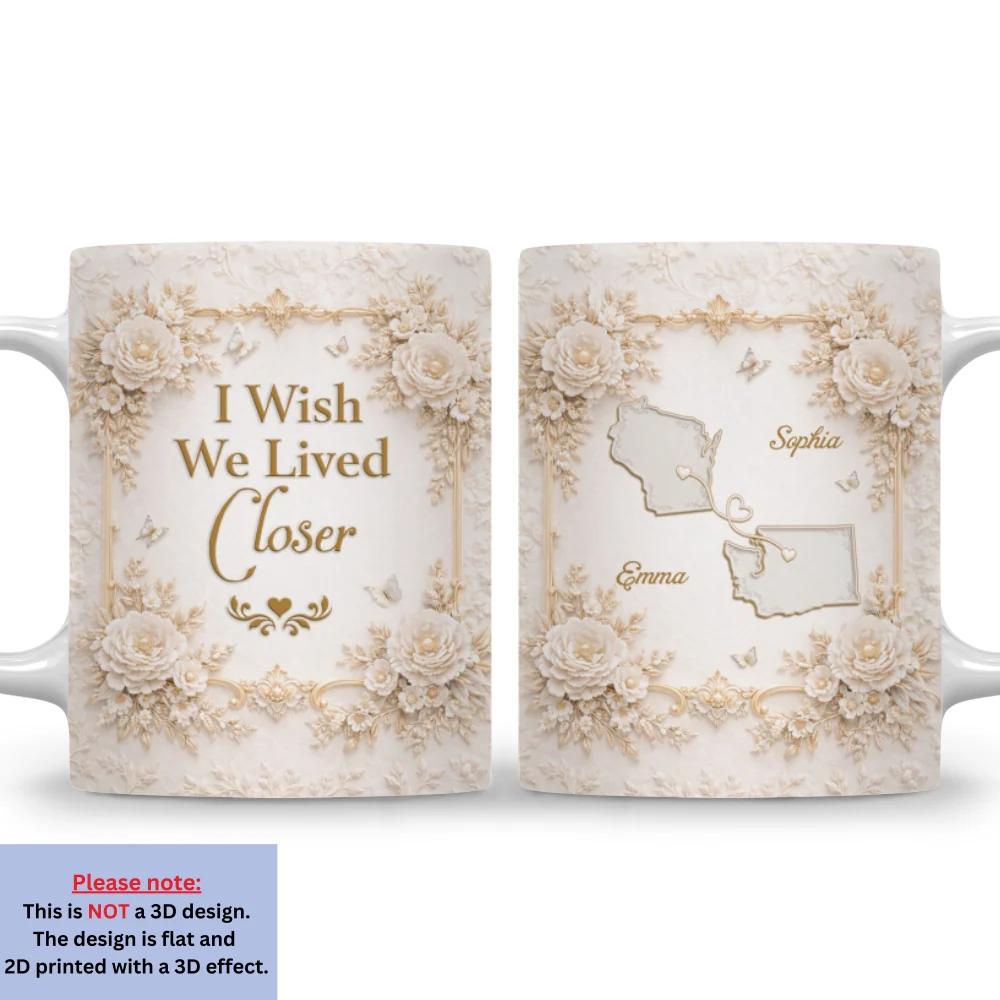 My Wishes - Personalized Custom 3D Effect Mug - Image 8