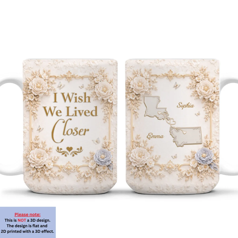 My Wishes - Personalized Custom 3D Effect Mug - Image 9