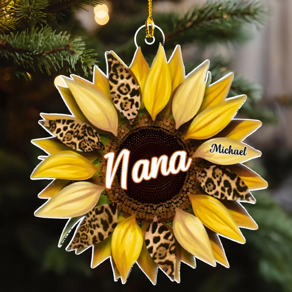 Nana Christmas - Personalized Custom Acrylic Ornament - Image 5