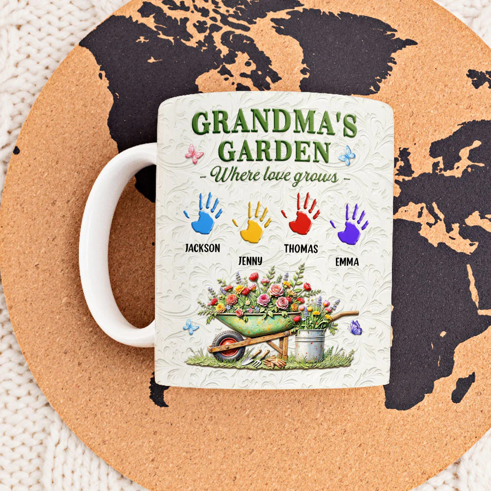 Nana Garden - Personalized Custom 3D Inflated Effect Mug - Image 3