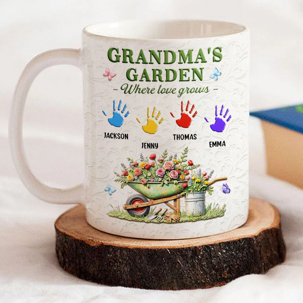 Nana Garden - Personalized Custom 3D Inflated Effect Mug - Image 4