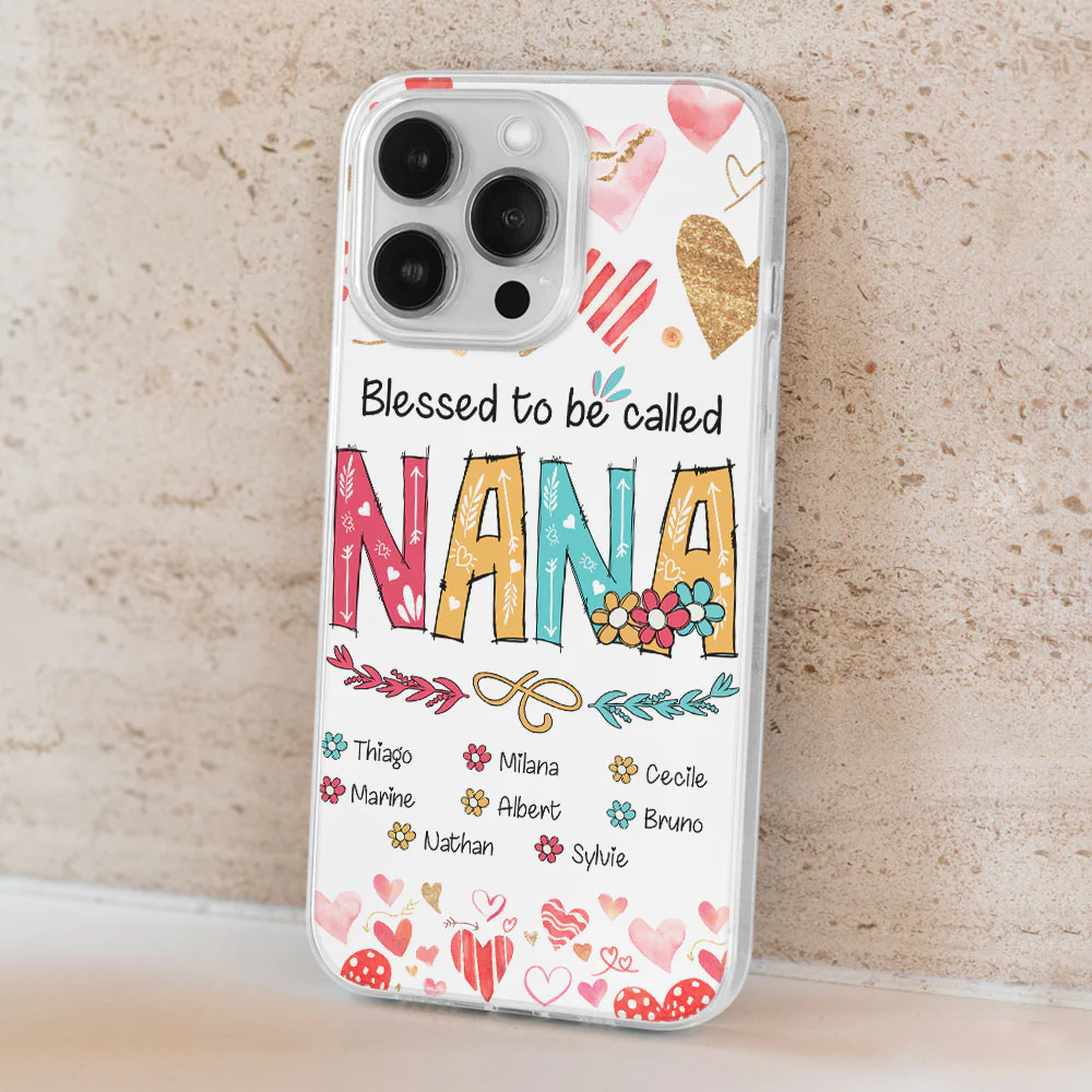 Nana Is The Best - Personalized Custom Phone Case - Image 5