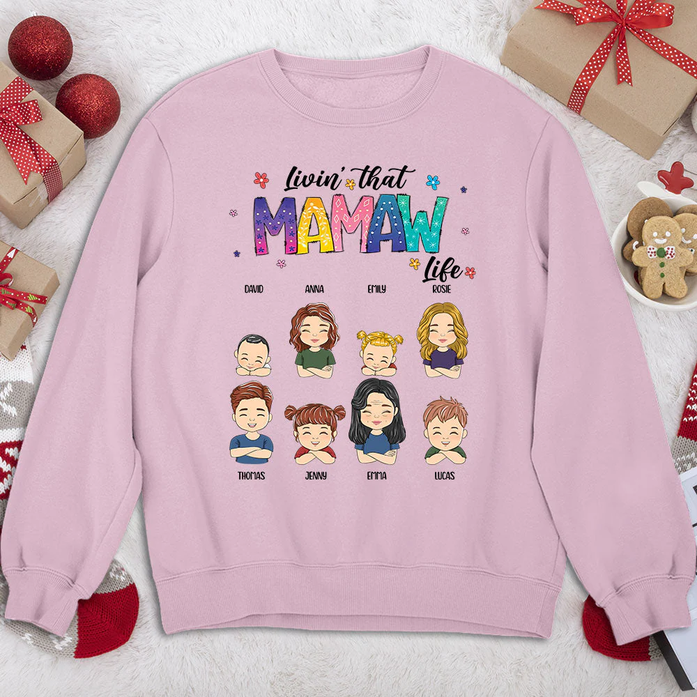 Nana Life - Personalized Custom Sweatshirt - Image 4