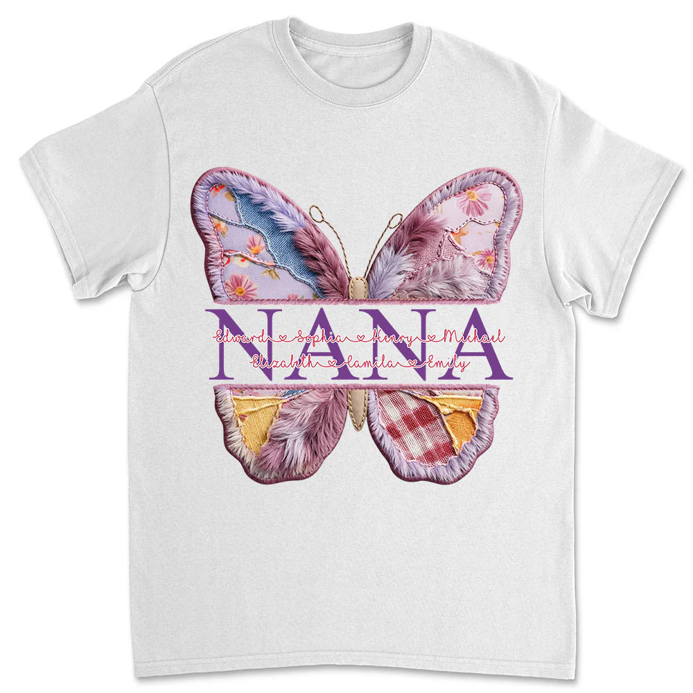 Nana Loves Grandkids - Personalized Custom Shirt