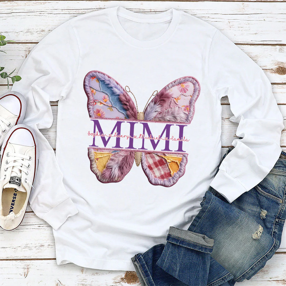 Nana Loves Grandkids - Personalized Custom Shirt - Image 14