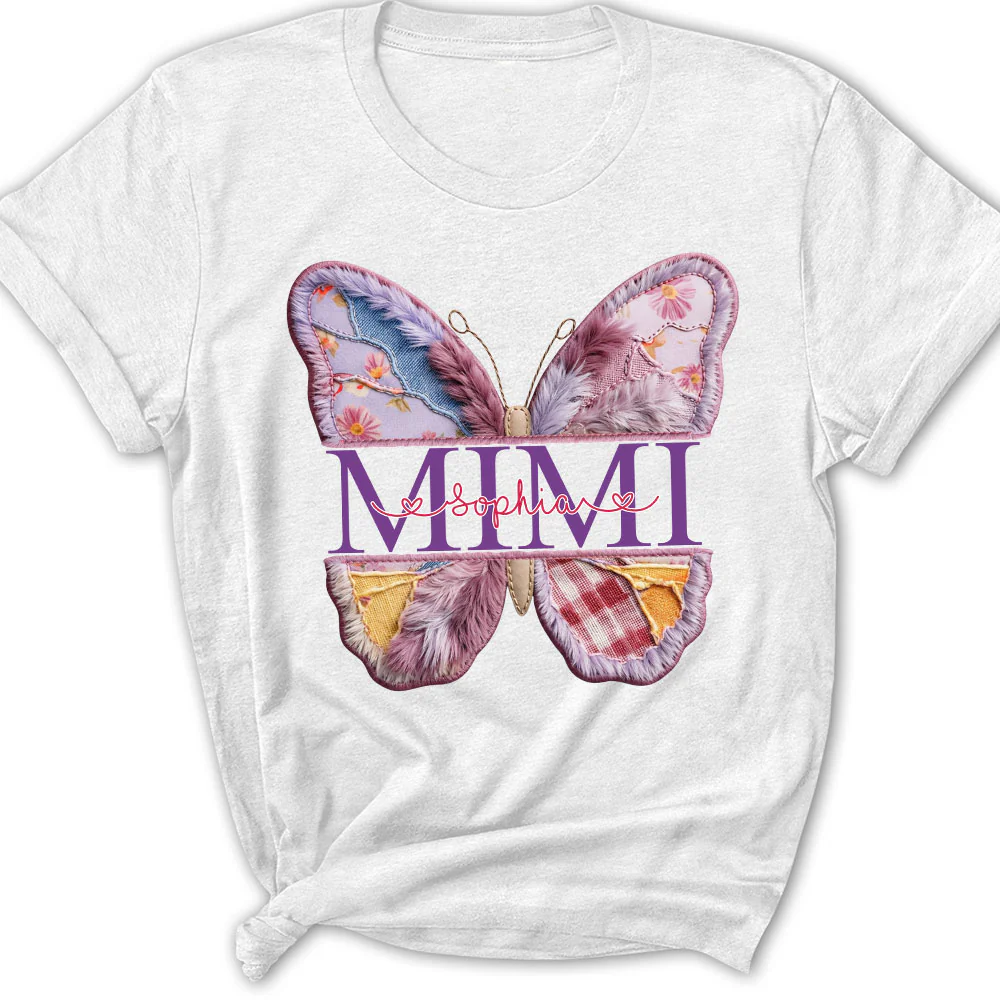 Nana Loves Grandkids - Personalized Custom Shirt - Image 3