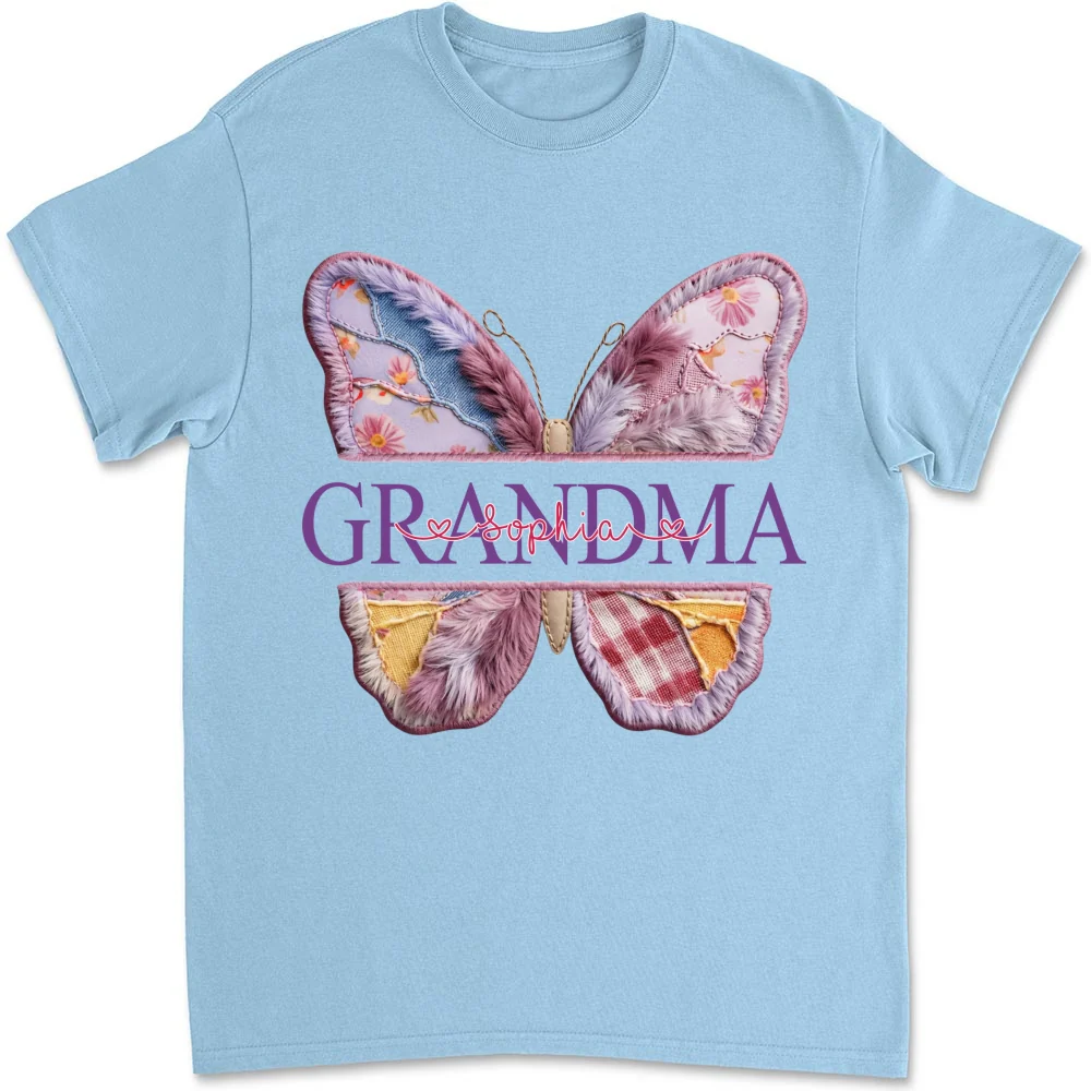 Nana Loves Grandkids - Personalized Custom Shirt - Image 6