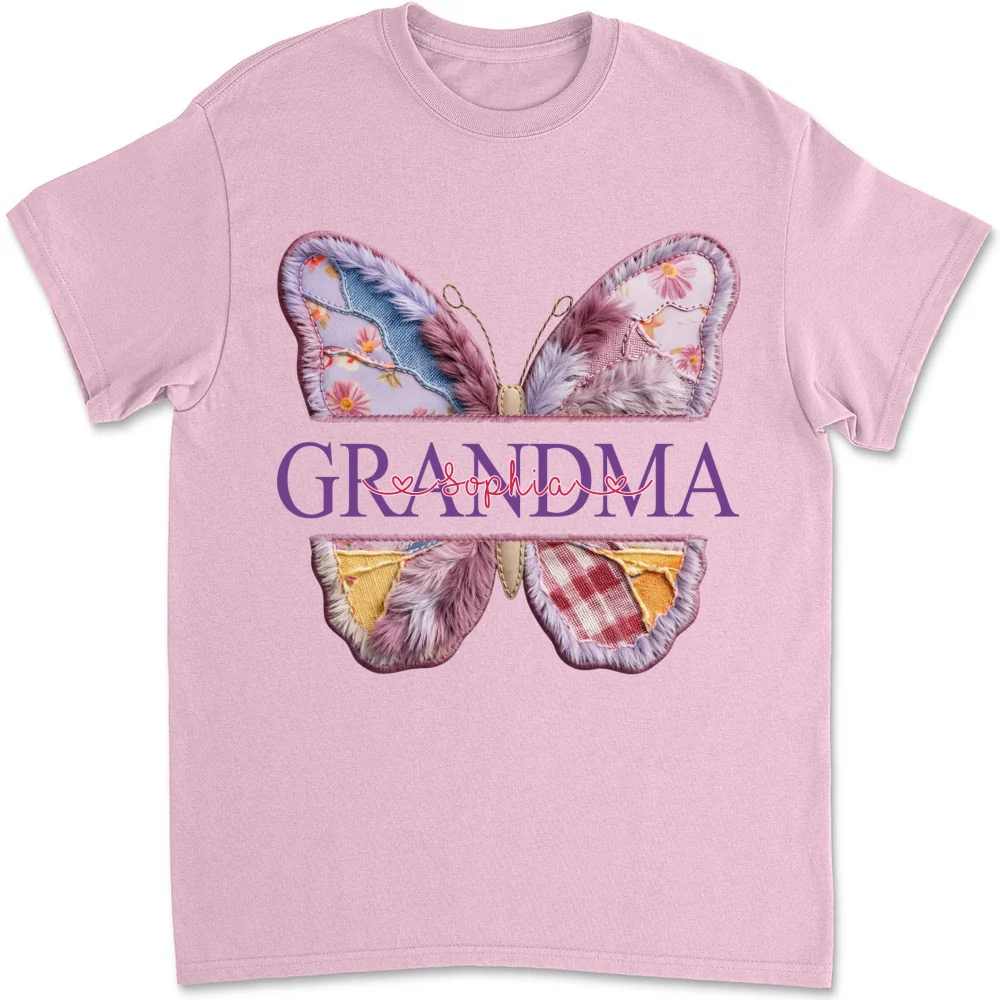 Nana Loves Grandkids - Personalized Custom Shirt - Image 7