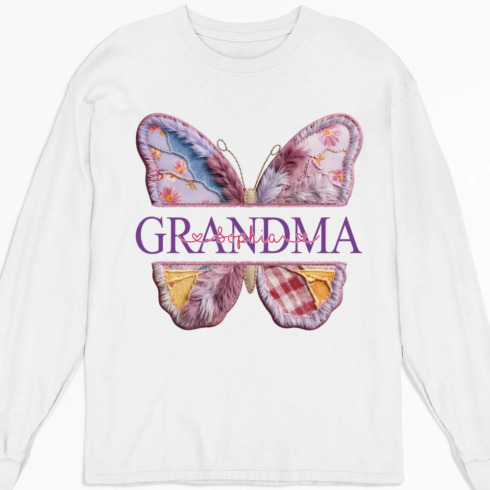Nana Loves Grandkids - Personalized Custom Shirt - Image 8