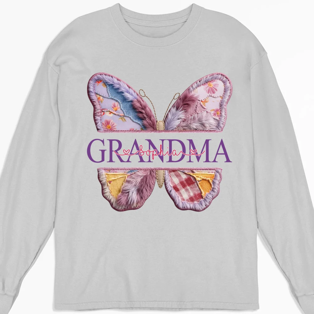 Nana Loves Grandkids - Personalized Custom Shirt - Image 9