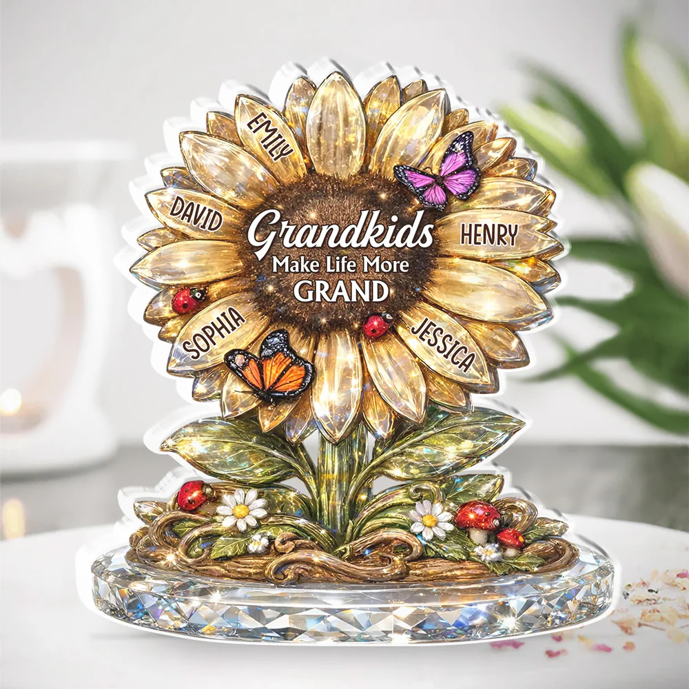 Nana Sunflower - Personalized Custom Acrylic Plaque