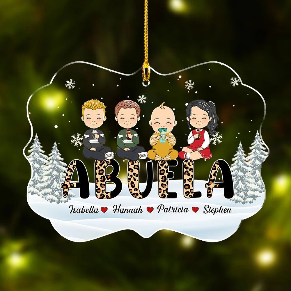 Nana Title Ornament - Personalized Custom Acrylic Ornament - Image 4