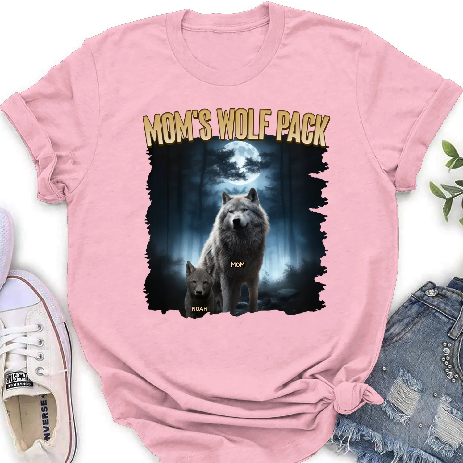 Nana Wolf Pack Ver 1 - Personalized Custom Shirt - Image 18