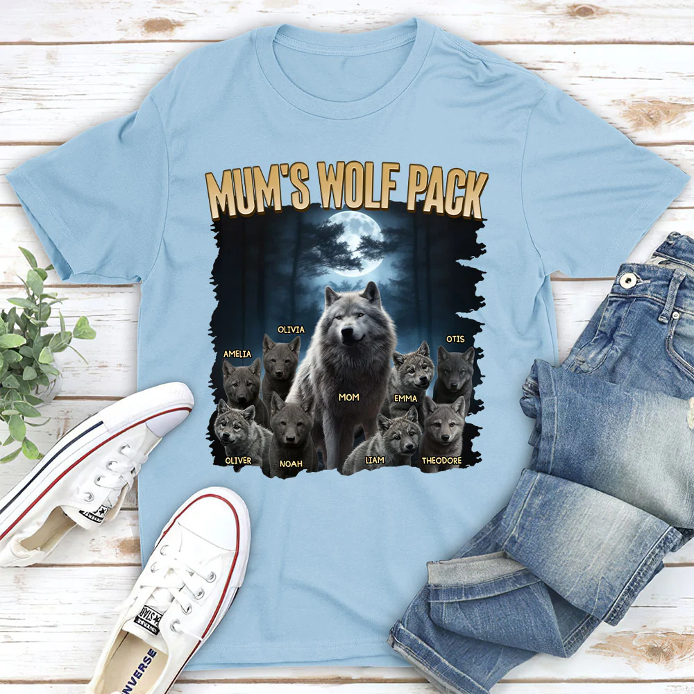 Nana Wolf Pack Ver 1 - Personalized Custom Shirt - Image 2