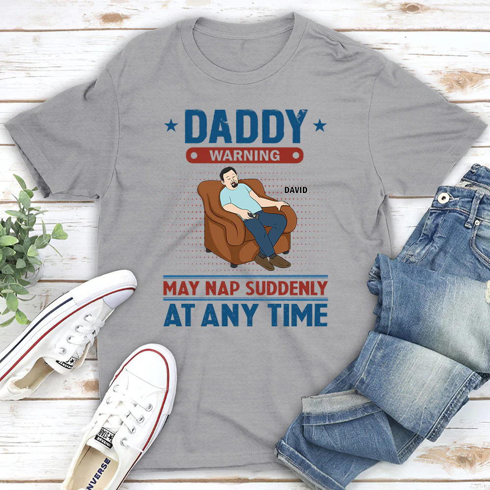 Nap At Anytime - Personalized Custom Shirt - Image 2