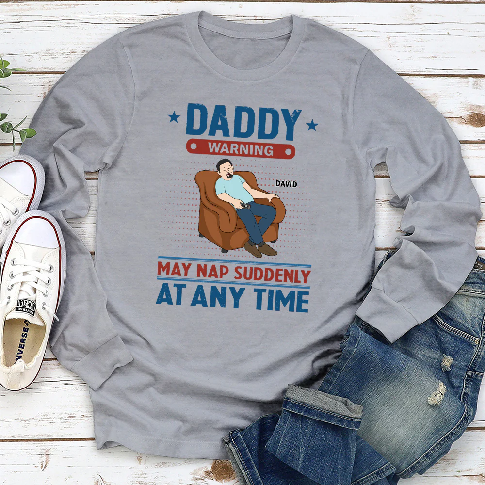 Nap At Anytime - Personalized Custom Shirt - Image 4