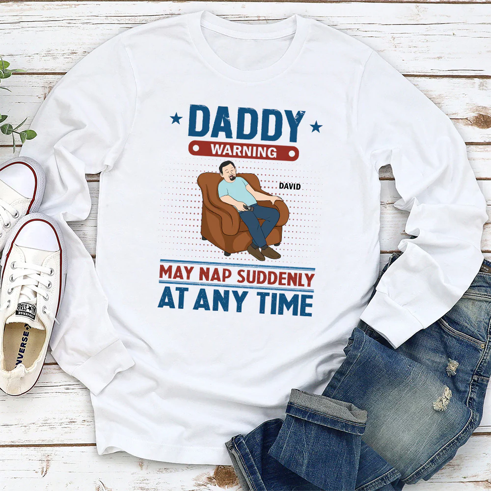 Nap At Anytime - Personalized Custom Shirt - Image 5
