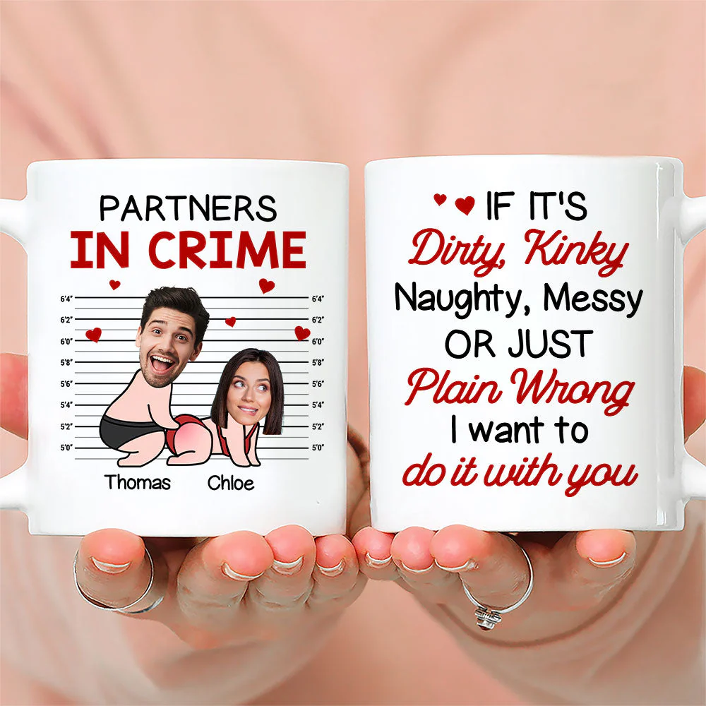 Naughty Partner - Personalized Custom Coffee Mug - Image 2