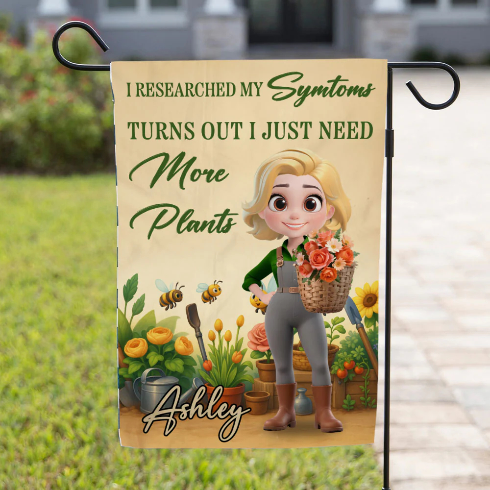 Need More Plants - Personalized Custom Flag - Image 4