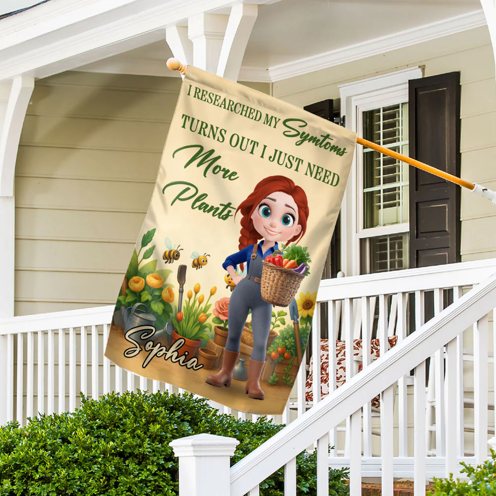 Need More Plants - Personalized Custom Flag - Image 5