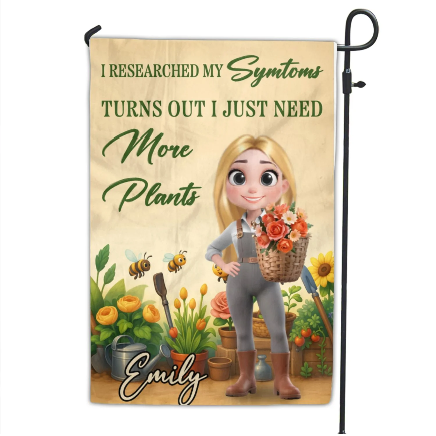 Need More Plants - Personalized Custom Flag - Image 7