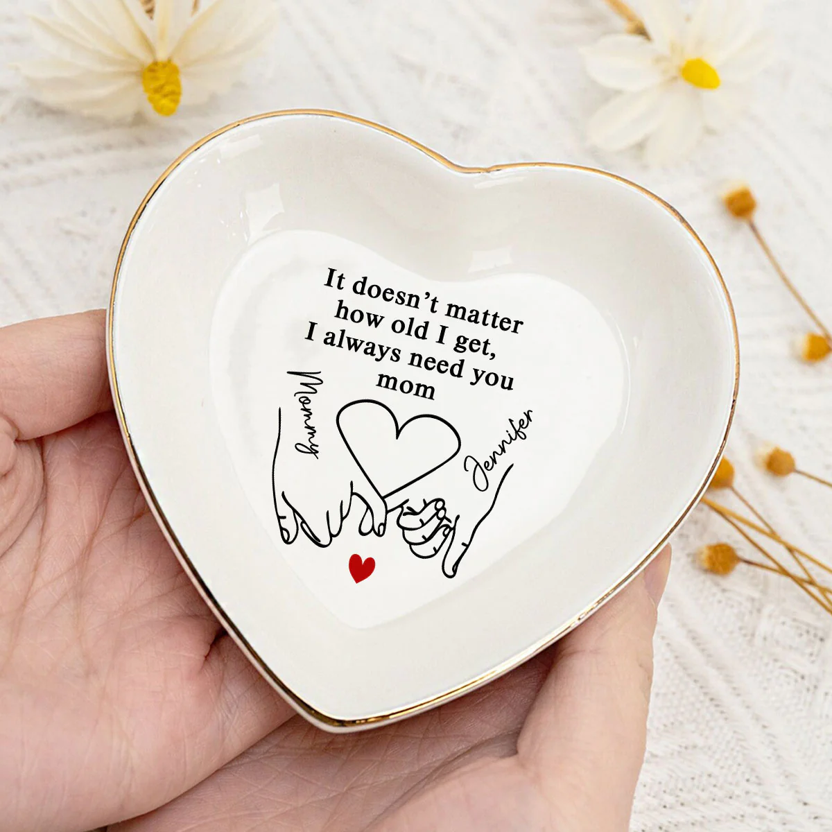 Need You Forever - Personalized Custom Jewelry Dish - Image 2