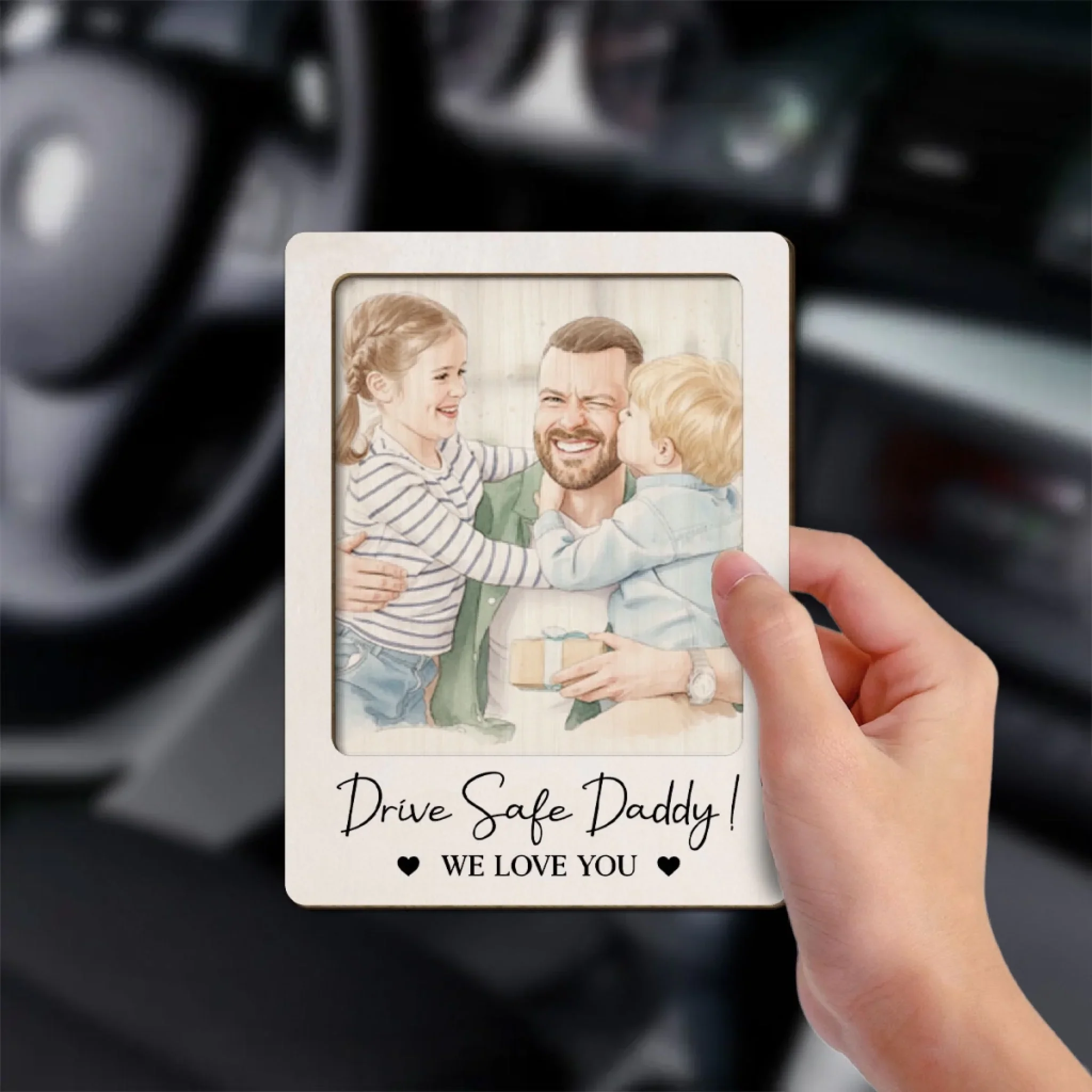 Need You Here Our Man- Personalized Custom Car Visor Clip - Image 4