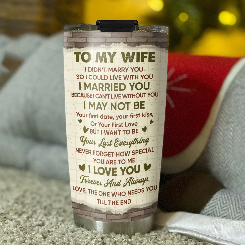 Needs You Till The End - Personalized Custom Tumbler - Image 3