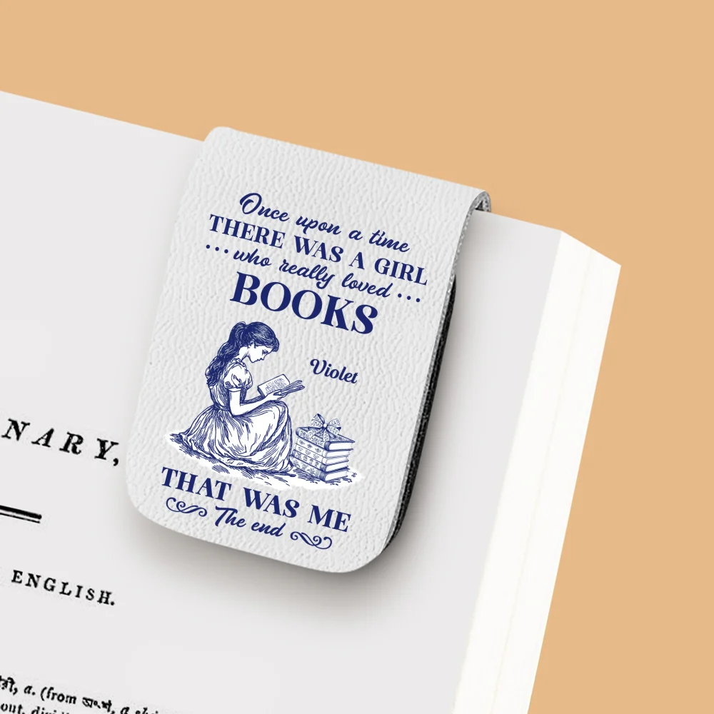 Nerd Princess - Personalized Custom Leather Bookmark - Image 11