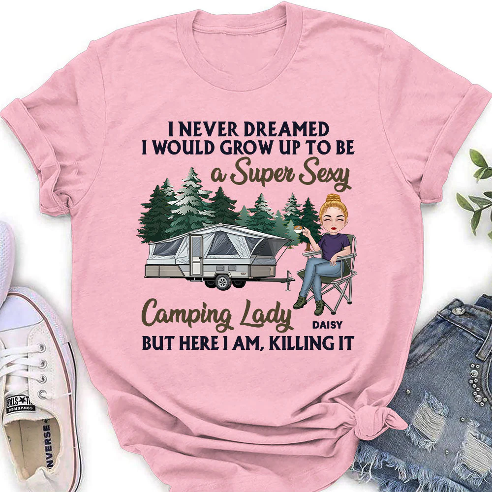 Never Dreamed 2 - Personalized Custom Women's T-shirt - Image 4