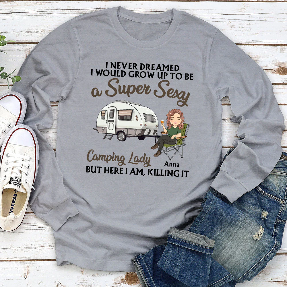 Never Dreamed - Personalized Custom Long Sleeve T-shirt - Image 3